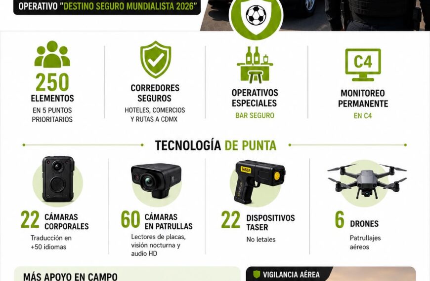 🌎🚔 NAUCALPAN SE BLINDA PARA EL MUNDIAL 2026
