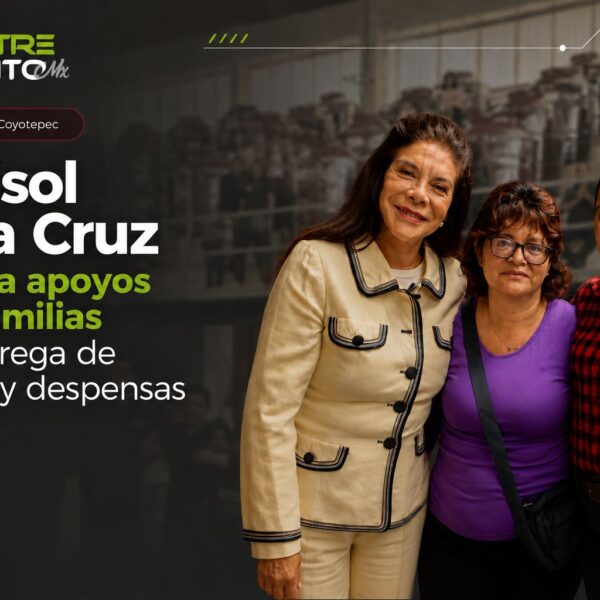 📰 MARISOL LUNA CRUZ GESTIONA APOYOS PARA FAMILIAS DE COYOTEPEC CON ENTREGA DE TINACOS Y DESPENSAS