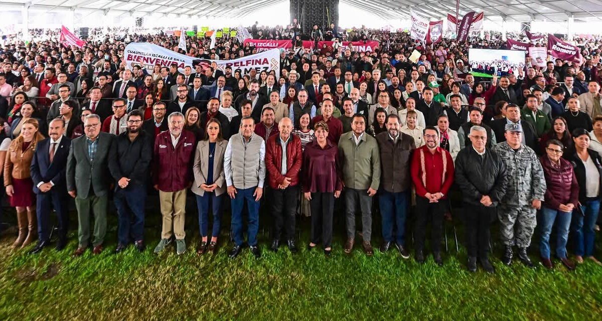 DELFINA GÓMEZ RINDE CUENTAS DESDE CUAUTITLÁN IZCALLI Y ANUNCIA OBRAS PARA LA REGIÓN