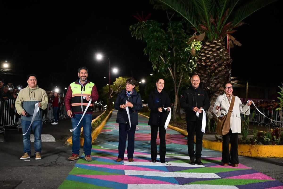 DELFÍNA GÓMEZ ENTREGA SENDERO SEGURO EN ECATEPEC COMO PARTE DEL PLAN ORIENTE